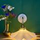 Vintage white opaline lampshade wall light