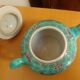 Théière chinoise porcelaine Mun Shou vintage