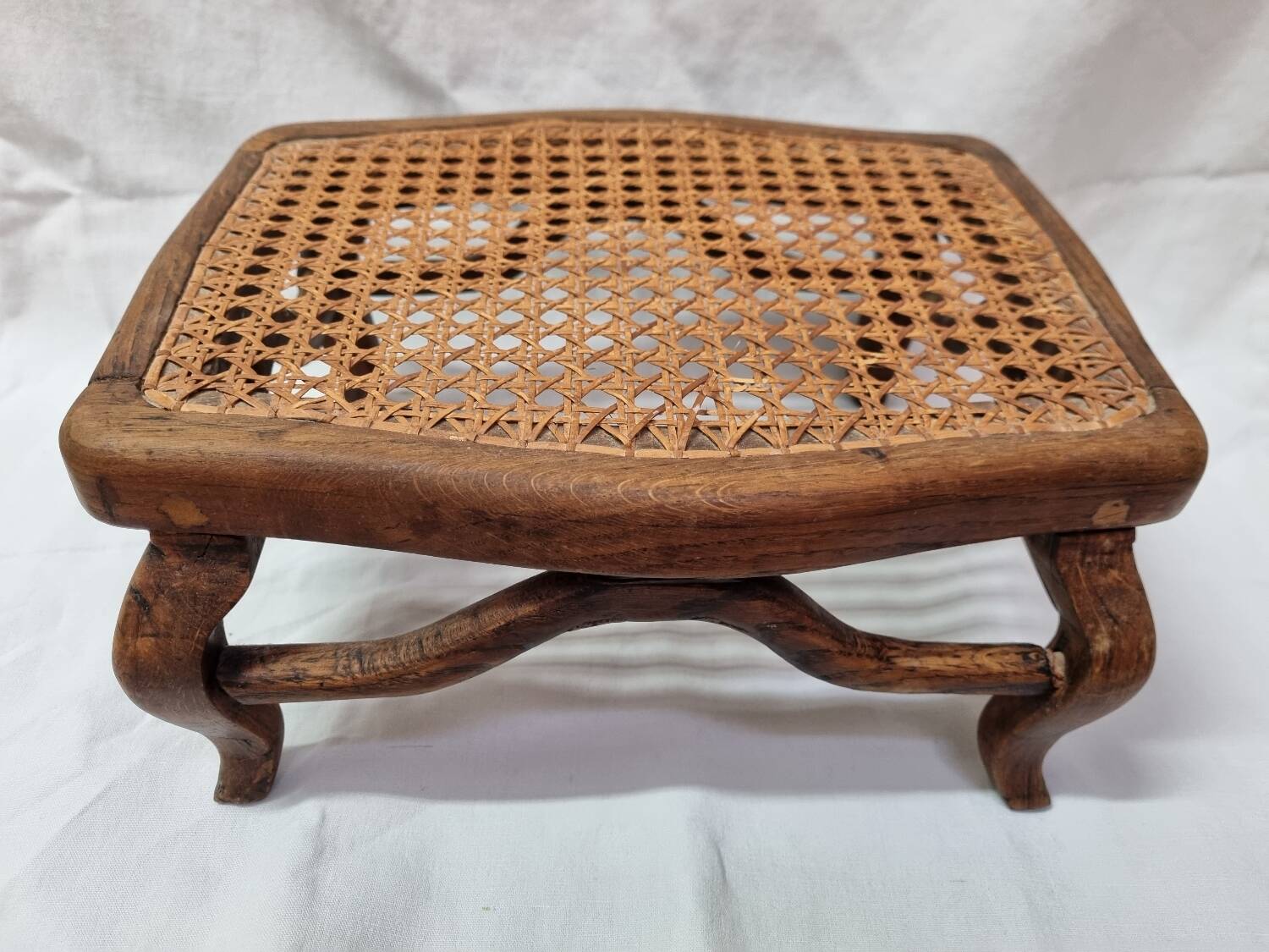 Thonet rattan footrest