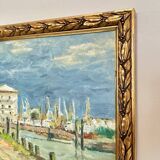 Landscape, 1990, Oil Painting, Framed