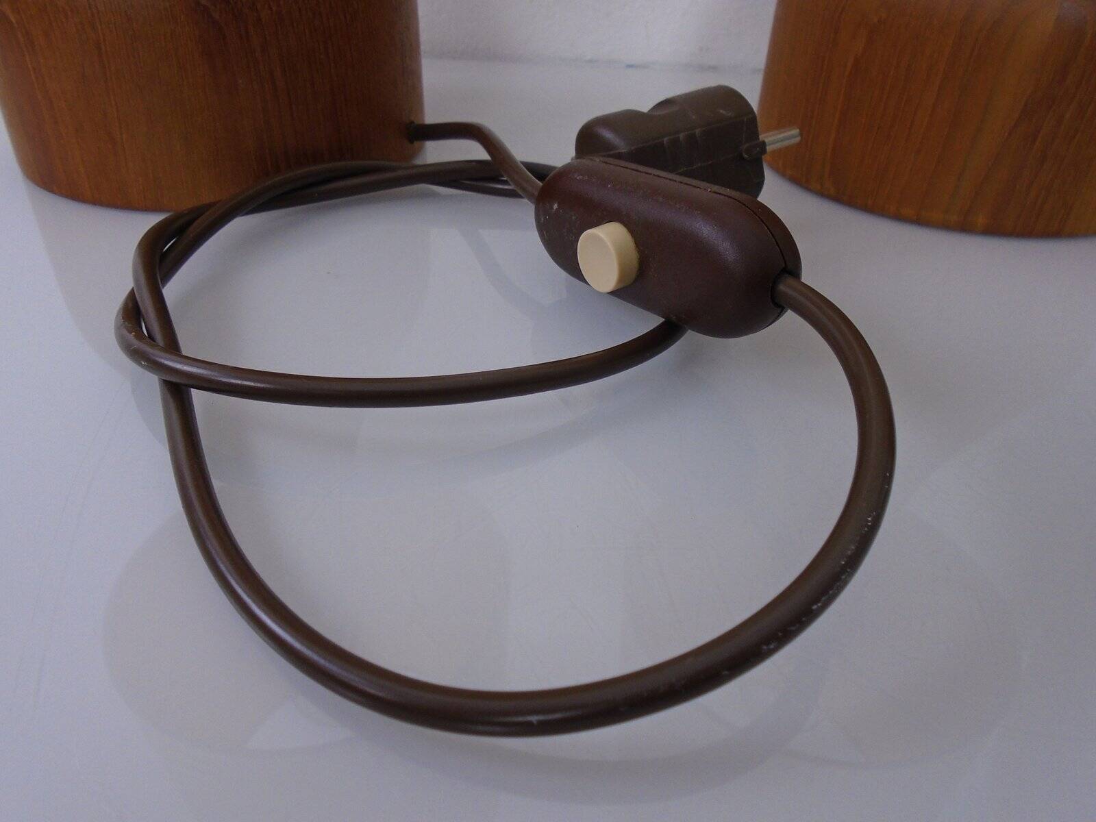 Teak Table Lamp from Domus, 1970s