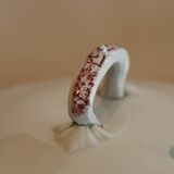 Iron clay soup tureen Moulin des loups, Athens model, red