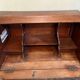Solid oak sloping secretary