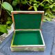 Onyx catchall from Pakistan, vintage 1960s box.
