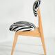 Chaise Zèbre Mid-Century Type 200/128 par J. Kedziorek