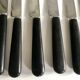12 ebene handle knives