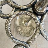 Porte-parapluie en laiton massif style Art nouveau