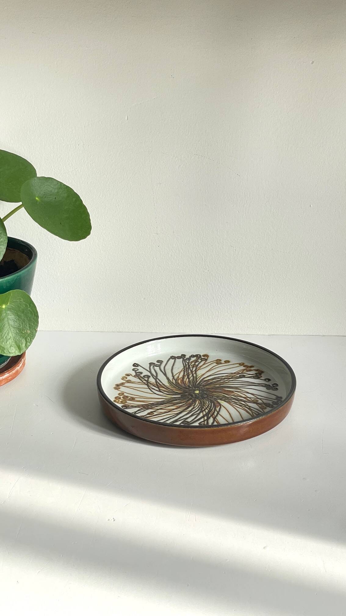 Royal copenhagen ceramic pocket tray by hellen malmer vintage