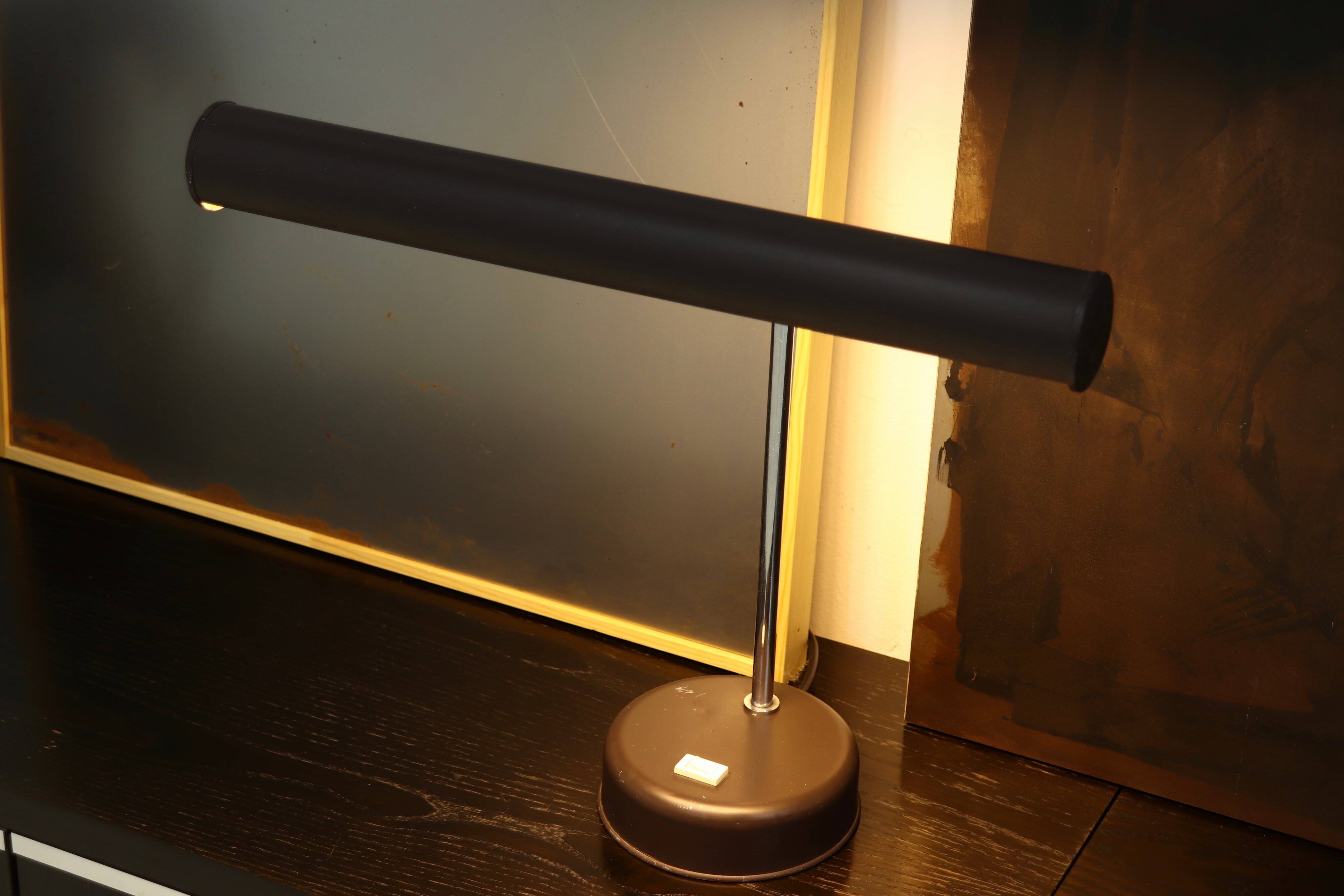 Vintage Fluorescent Tubular Desk Lamp 1970s