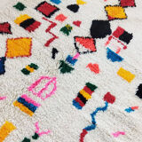Handmade moroccan berber carpet 233 x 133 cm