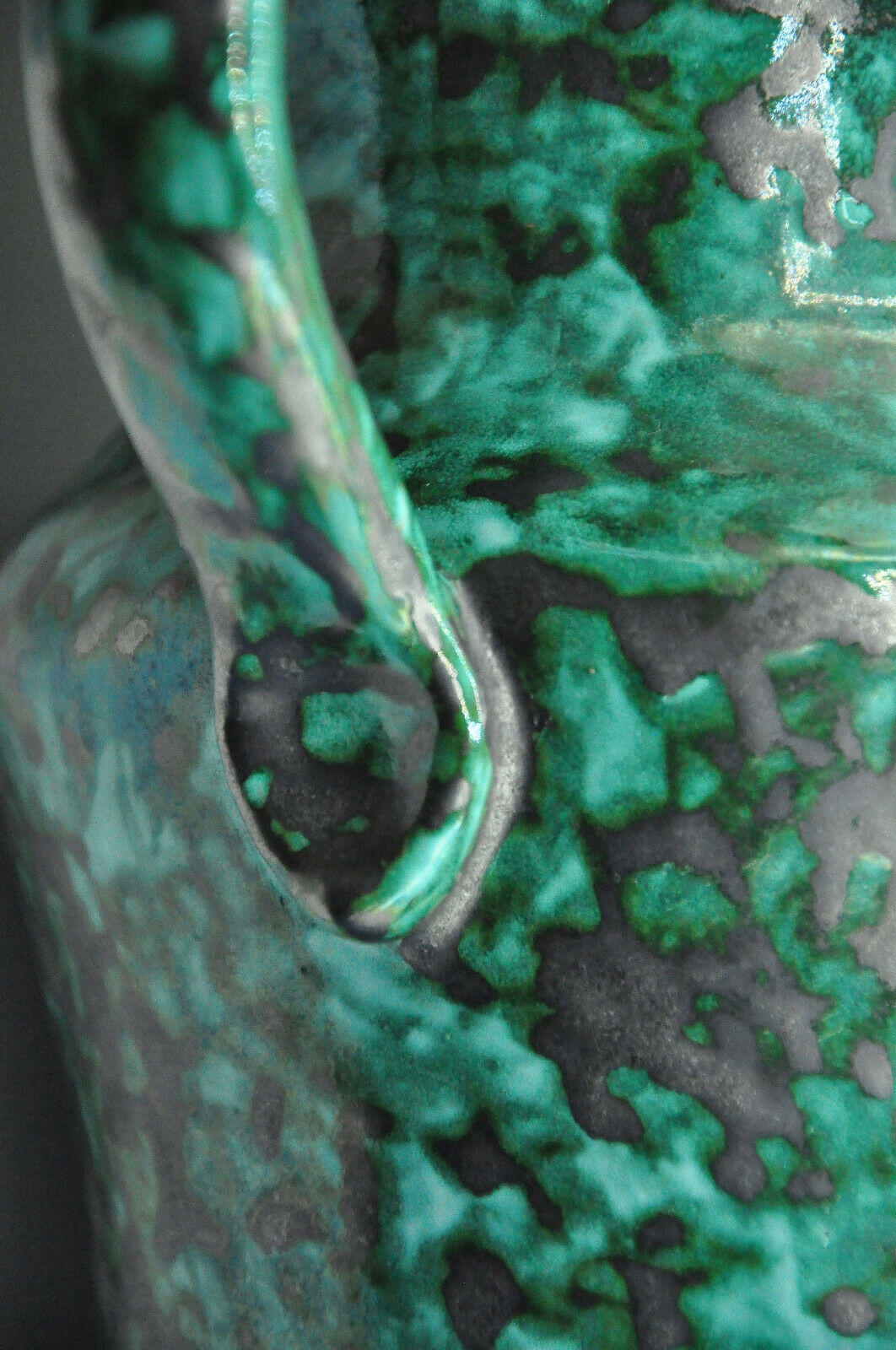 Thomas Bavent's speckled enamelled sandstone pitcher