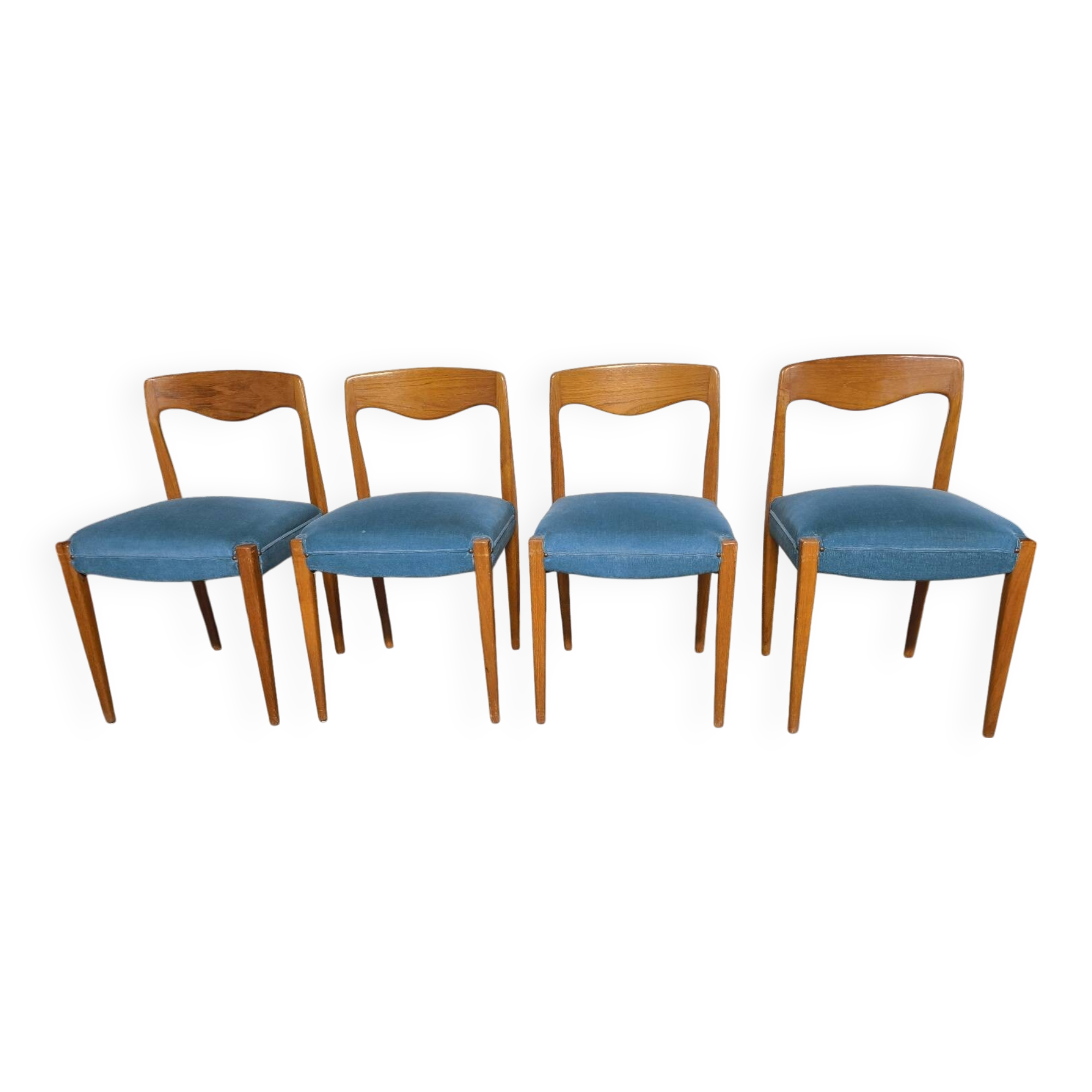 Vintage Scandinavian teak chairs 1960