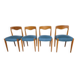 Vintage Scandinavian teak chairs 1960