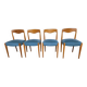 Vintage Scandinavian teak chairs 1960