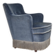 1970s, Danish armchair, furniture velour, beech wood.