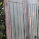 Pair of shutters oak parts with louvers 201,5x106cm