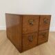 Vintage professional furniture, shannon unis france four-drawer filing cabinet for postcards
