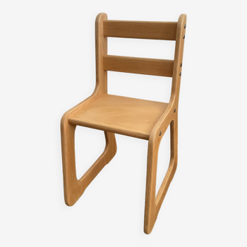 Sled chair for children, Montessori furniture