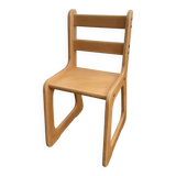 Sled chair for children, Montessori furniture