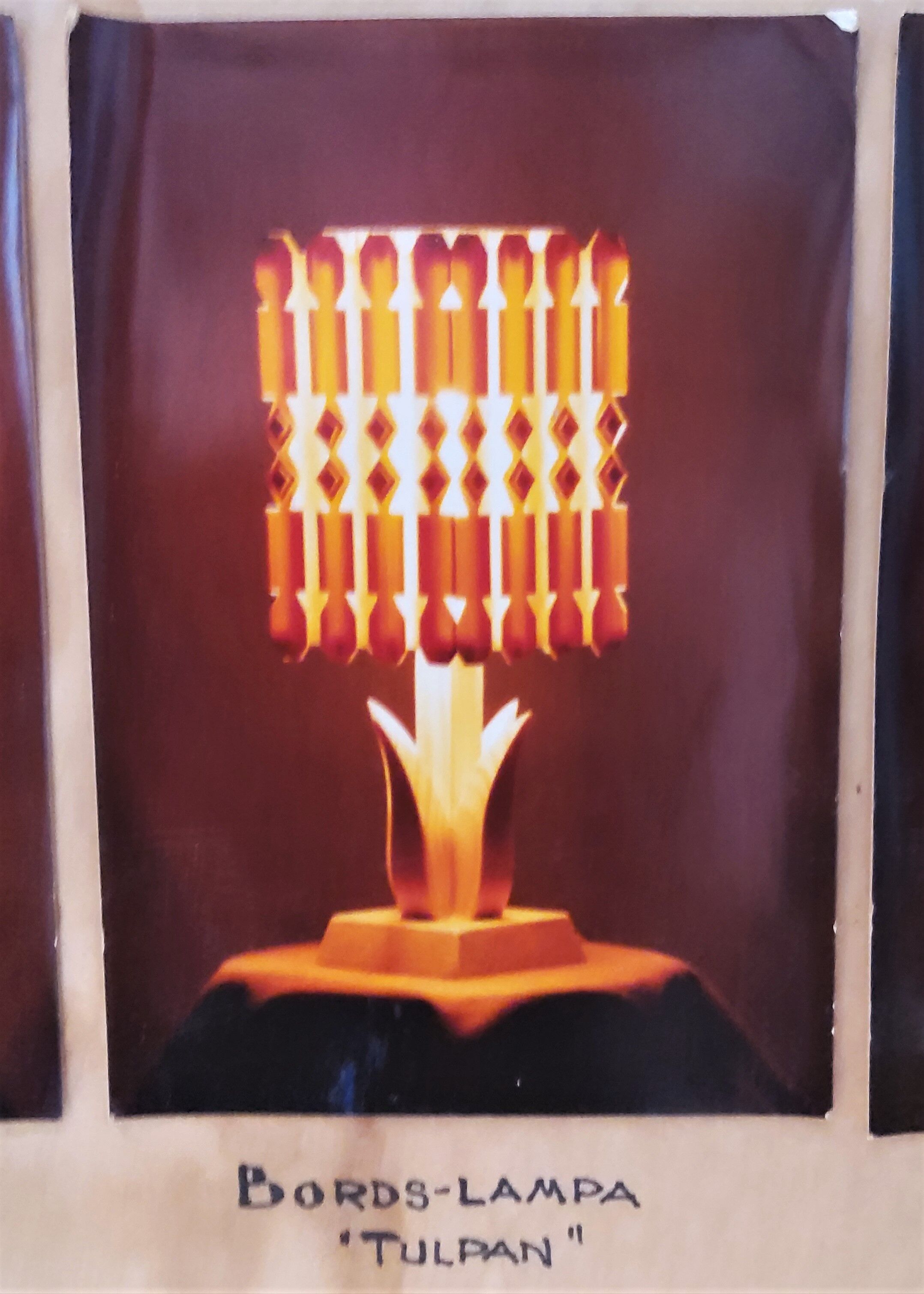 2 lampes scandinaves en pin 1960