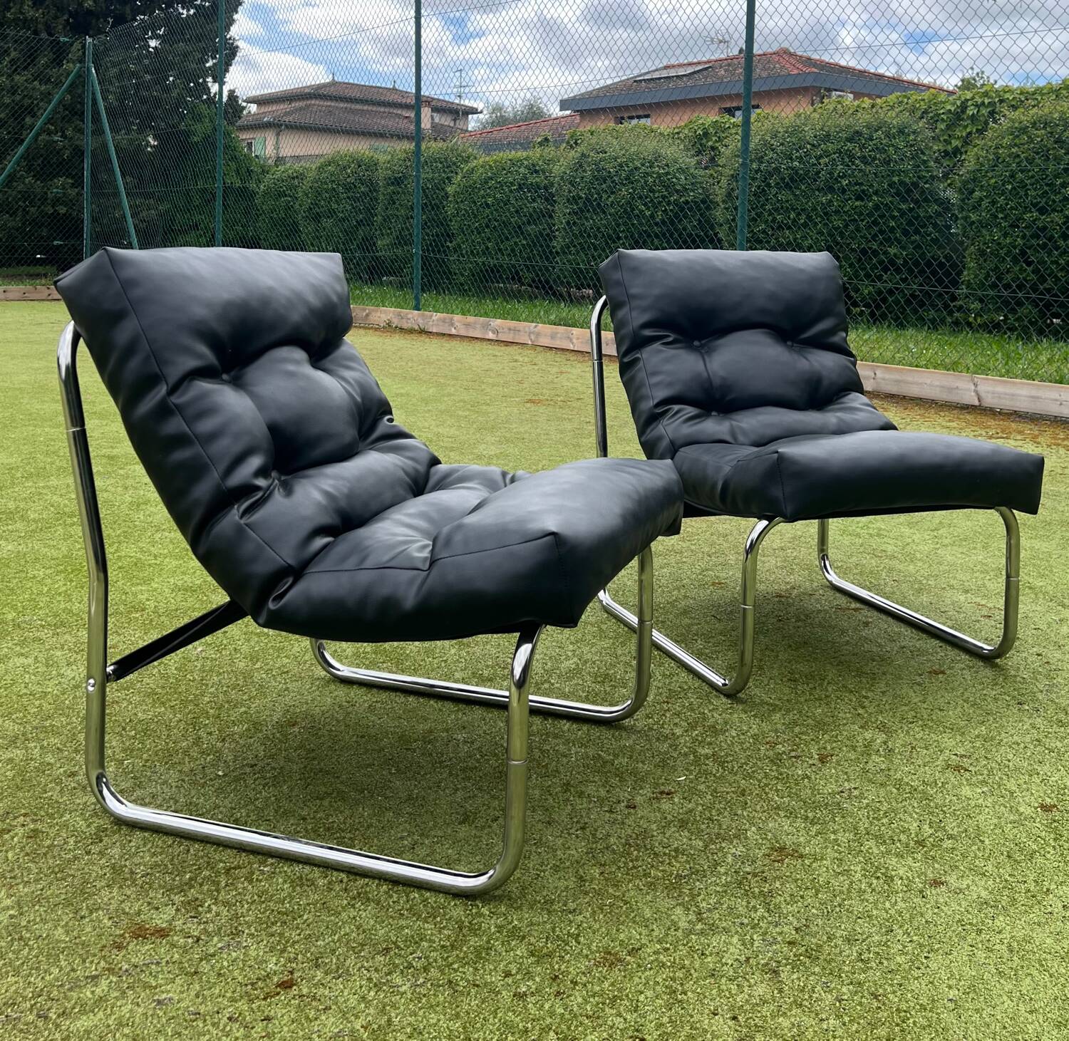 Pair of Pixi armchairs by Gillis Lundgren for IKEA