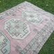 Vintage handmade Turkish rug 215x320 cm
