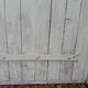 Small solid antique wooden shutter, 104cm high x 54cm wide