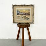 Tableau "Village de montagne"