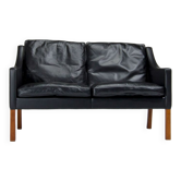 Mid Century Leather Sofa By Borge Mogensen 2208, Danish Design 1960’s