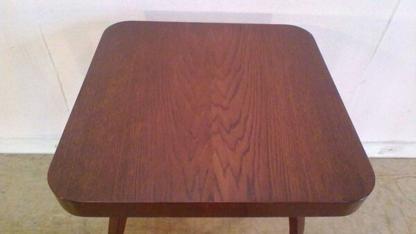 Table basse modèle h 259 art déco en laiton par Jindrich Halabala 1930s