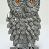 Sculptural paper press nice cast aluminum design 70s