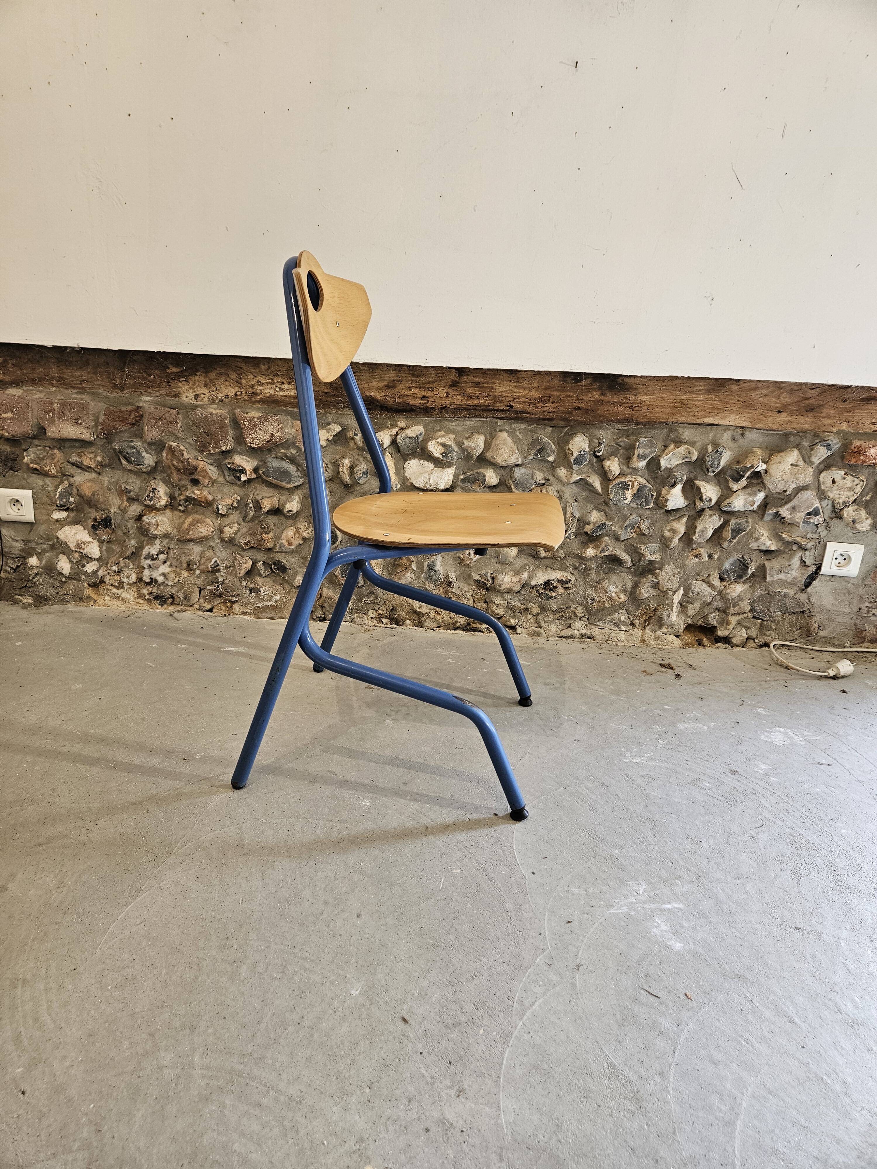 School chair 1980 1990 Modernist design