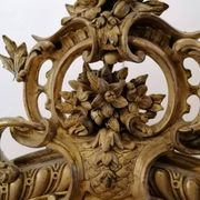 Louis XV style mirror in wood and gilded stucco, Napoleon III period