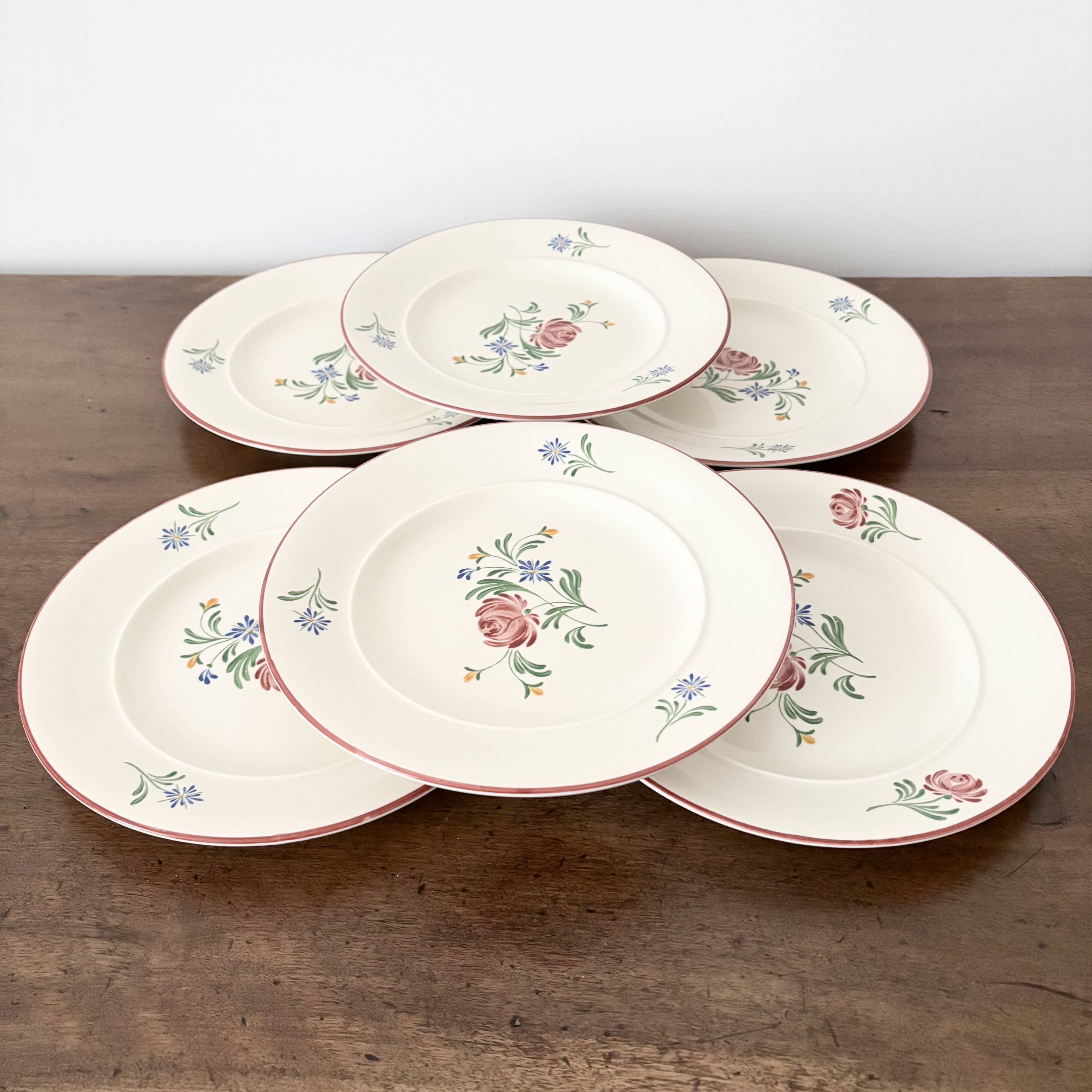 Antique Lunéville dessert plate