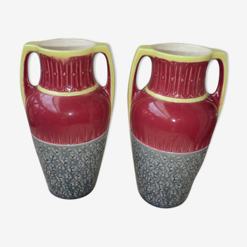 Vases barbotine