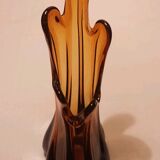 Vase en verre étiré