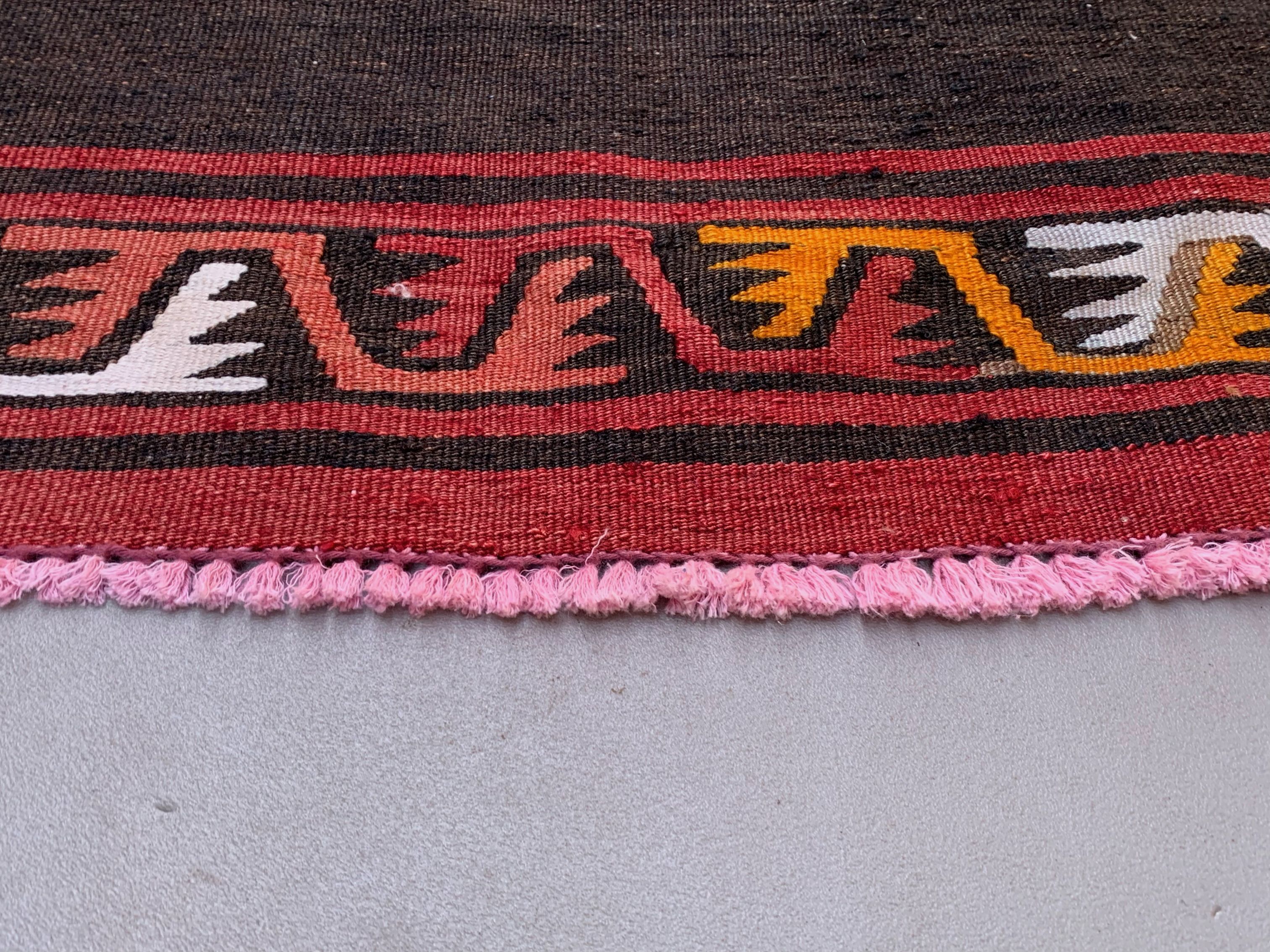 Medium Vintage Turkish Kilim Rug 178x107 cm Wool Kelim