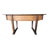 Authentic old solid oak desk in very good condition