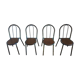 Industrial chair made of wood and metal