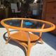 Table basse en bambou