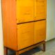 Armoire vintage meuble bar buffet brutalisme