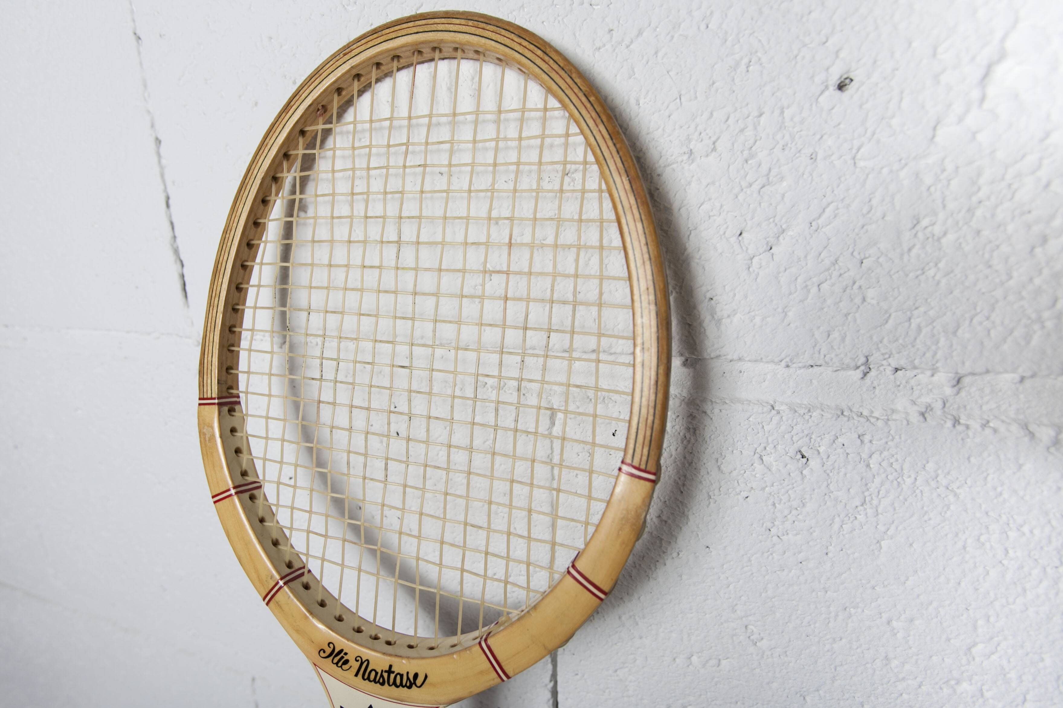 Adidas Ilie Nastase 70's tennis racket