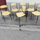 Set de 6 chaises vintage métal et bois