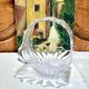Vintage chic crystal art centrepiece fruit bowl