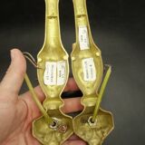 Pair of Louis XV style 1-light wall lights - Lumalux Paris - gilded bronze