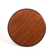 Table de canapé ronde en teck par ASKO
