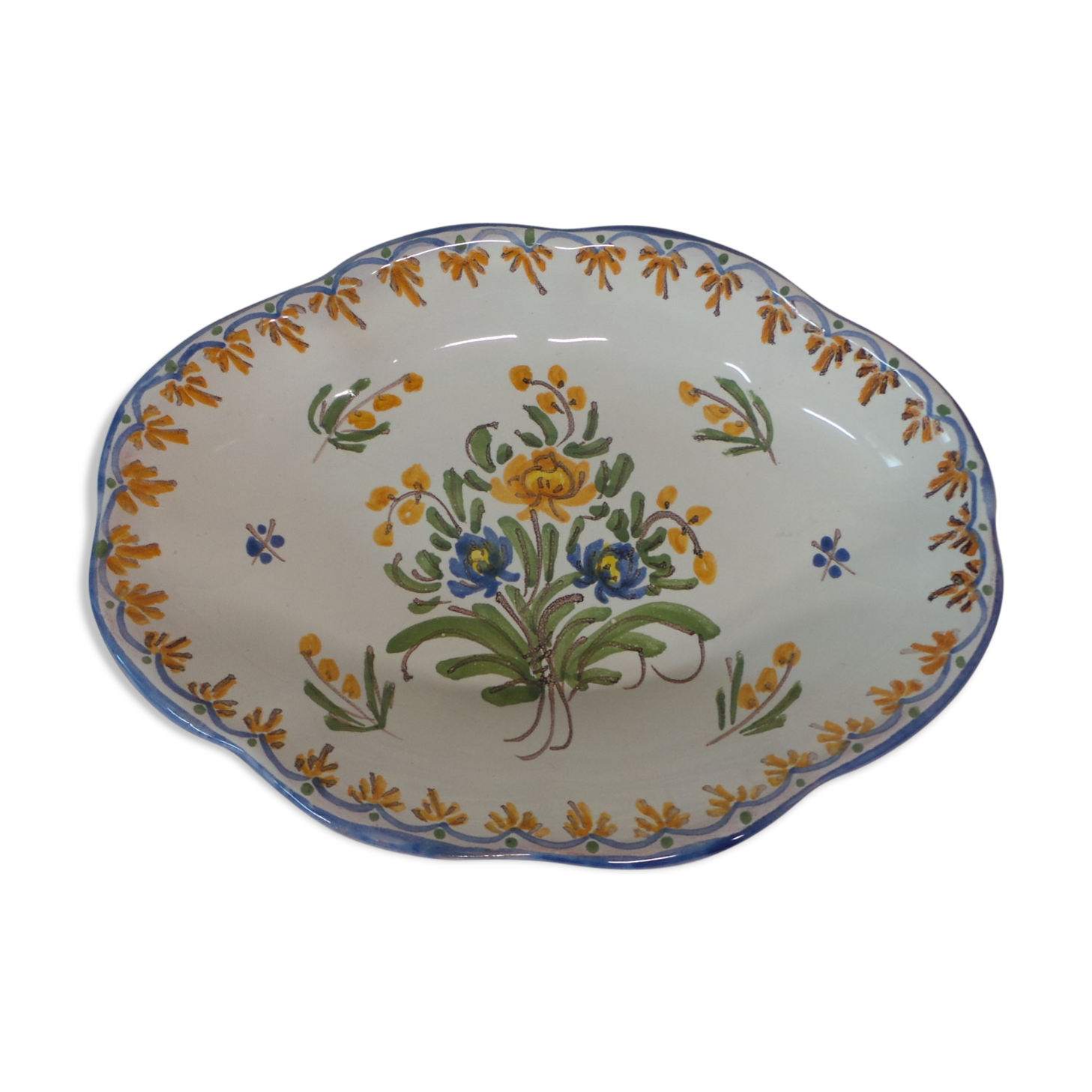 Faience Martres Tolosane Jodra handmade dish