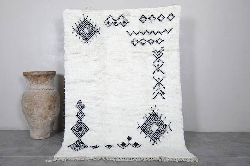 Cream Moroccan rug 150/250cm