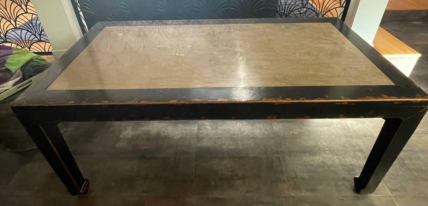 Industrial Chinese style dining table