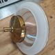 vintage conical glass pendant